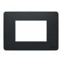 Рамка 3-модульна, антрацит