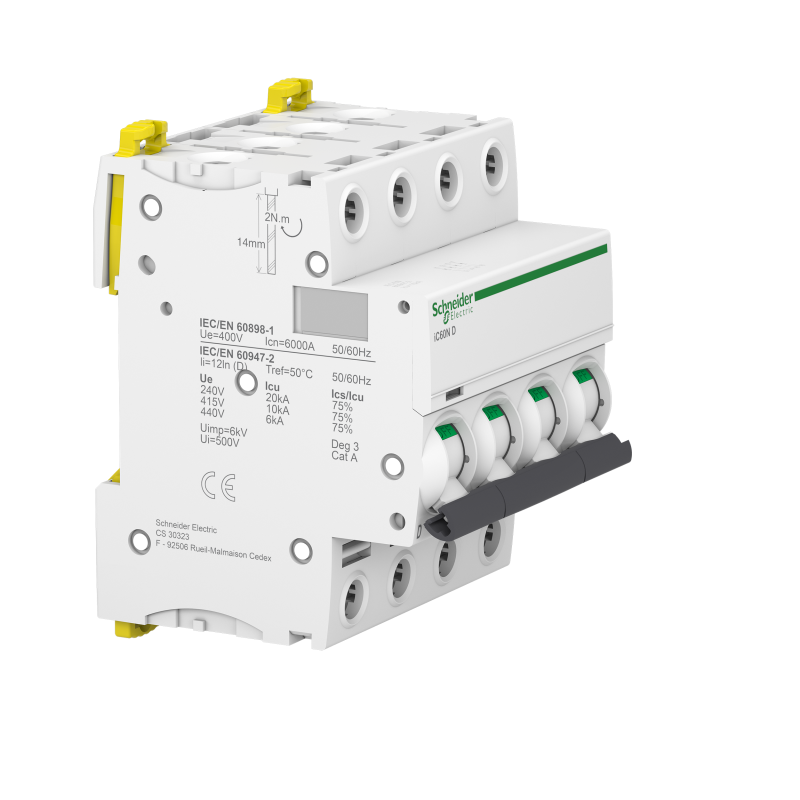 АВТОМАТИЧНИЙ ВИМИКАЧ iC60N 4P 10A D