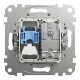 Розетка RJ45 категорія 6 UTP -TV Білий Sedna Design