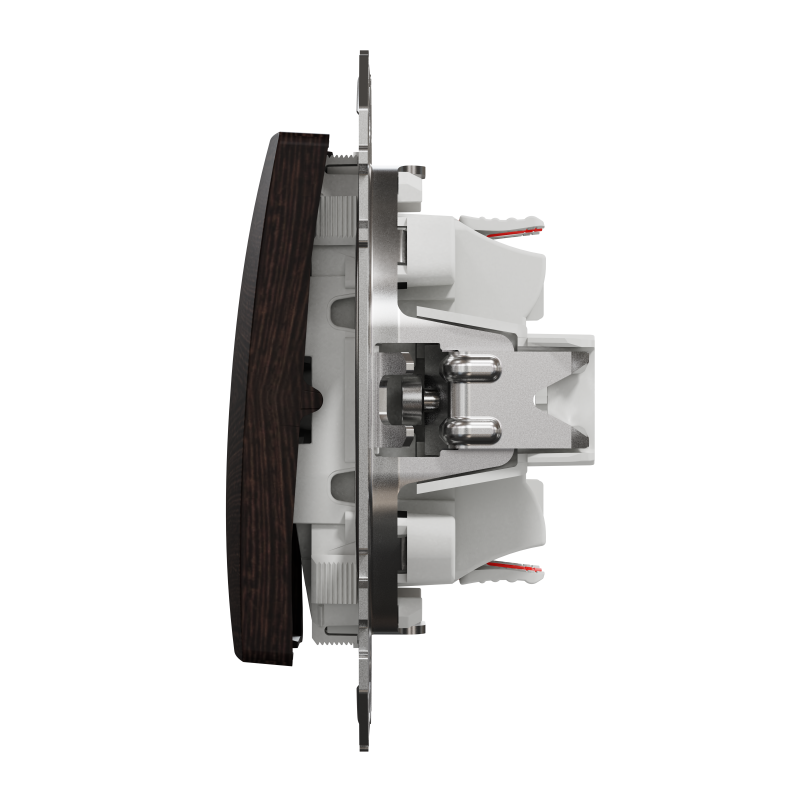 Двоклавішний перемикач Венге Sedna Elements