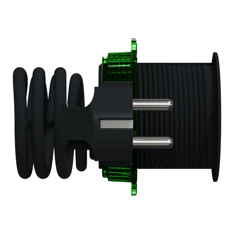 Unica system+, Настільний блок XS з розеткою DE та USB типу A, антрацит