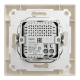 Asfora - double USB charger 2.4 A - cream