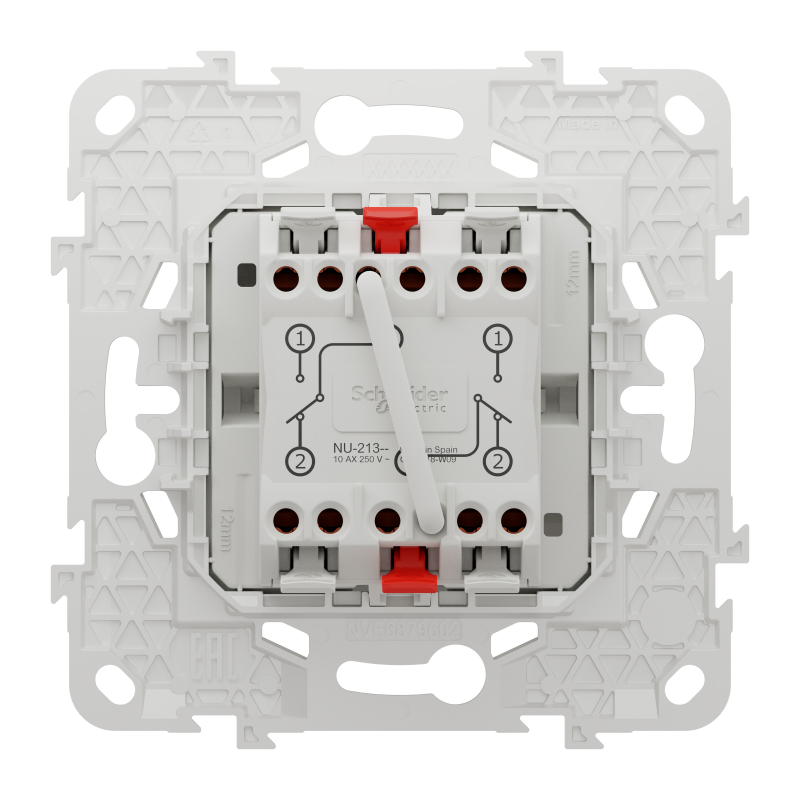Перем. 2-кл. 2 x сх.6, 10А біл