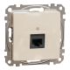 Один роз’єм RJ45 категорія 5E UTP Бежевий Sedna Design