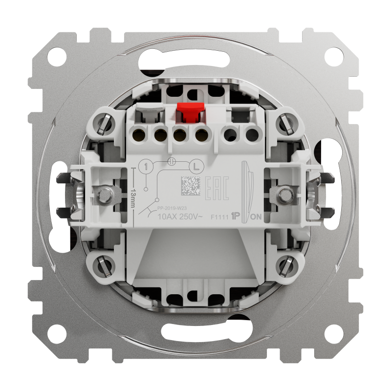 Кнопковий вимикач 10 А, Венге Sedna Elements