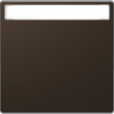 Накладка 1-клавішного вимикача з полем для надпису SysD мокко