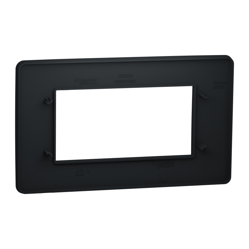 Рамка 4-модульна, антрацит