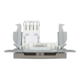 РОЗЕТКА КОМП'ЮТЕРНА RJ45 UTP КАТ.6 ASFORA БРОНЗА