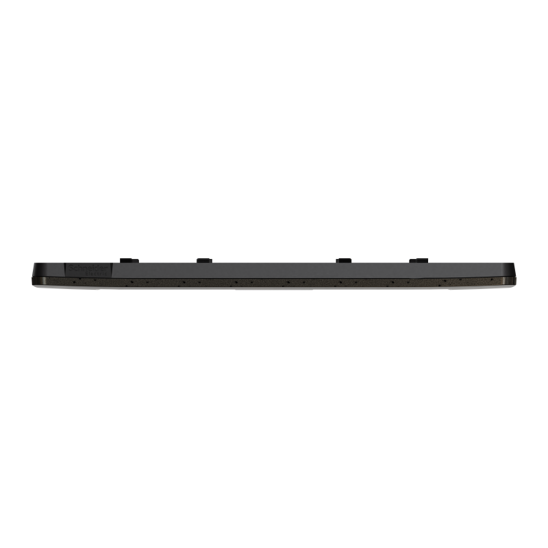 Cover frame, Unica Studio Metal, 2 gangs, anthracite