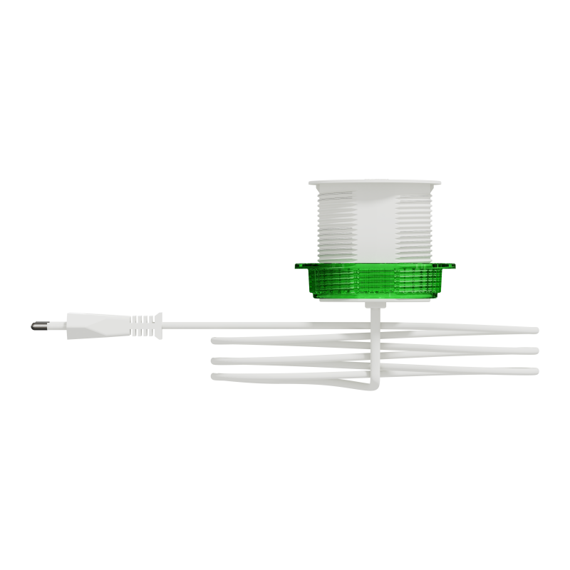 Unica system+, Настільний блок XS з USB типу A та USB типу C, білий