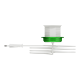 Unica system+, Настільний блок XS з USB типу A та USB типу C, білий
