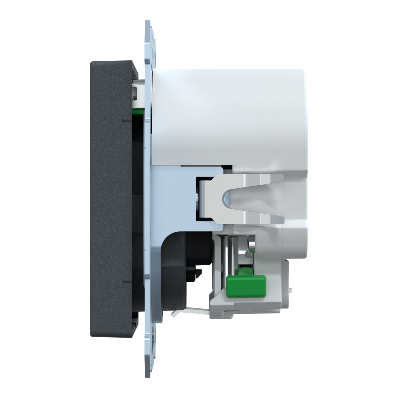 Розетка Schuko з 2 USB 2,4 A антр. SM