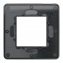 Рамка 1-постова, Нікель/антрацит