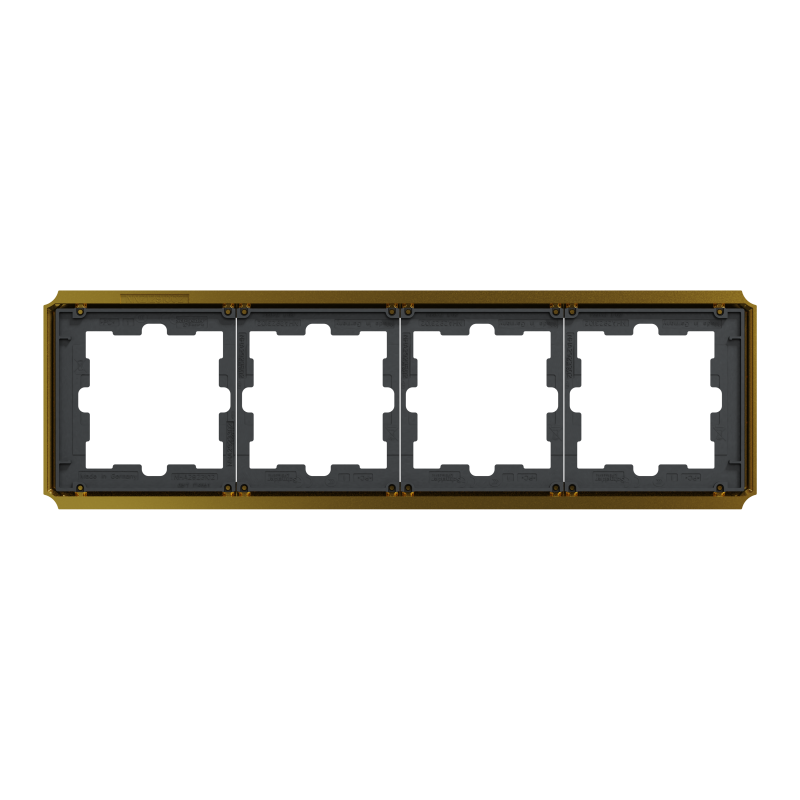 Рамка 4 постова D-Atique, золото 24к