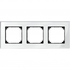 M-ELEGANCE СКЛЯНА РАМКА 3-ПОСТИ, БІЛ БР