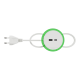 Unica system+, Настільний блок XS з USB типу A та USB типу C, білий