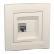 РОЗЕТКА КОМП'ЮТЕРНА RJ45 STP КАТ. 5Е КРЕМ ASFORA