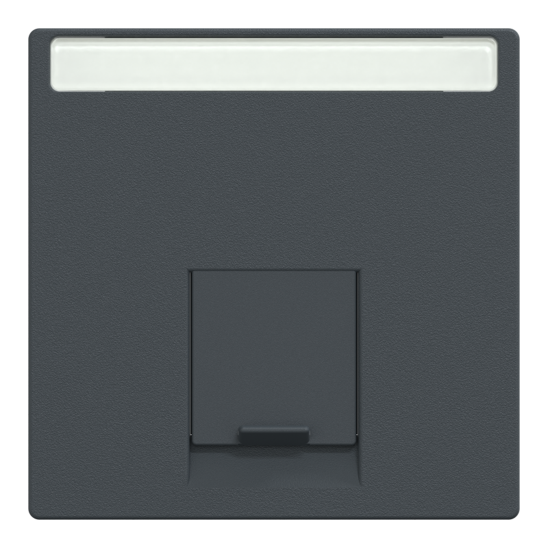 НАКЛАДКА ДЛЯ З'ЄДНАННЯ МОДУЛЮ, 1 ПОСТ,АНТРАЦИТ