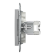 РОЗЕТКА КОМП'ЮТЕРНА RJ45 UTP КАТ.6 ASFORA АЛЮМІНІЙ