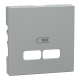 Накладка для мехнізму USB розетки SysM алюміній