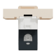 Розетка комп'ютерна RJ45, категорія 6 UTP, 2 модулі, бежева Unica New Studio