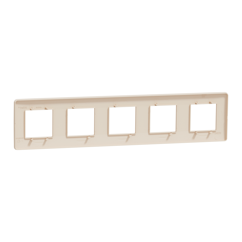 Рамка 5-постова, бежева Unica New Studio