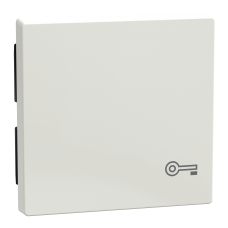 Накладка 1-клавішного вимикача з сим "Ключ" SysM полярно-білий гл