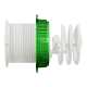 Unica system+, Настільний блок XS з USB типу A та USB типу C, білий