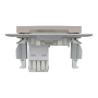 РОЗЕТКА КОМП'ЮТЕРНА RJ45 UTP КАТ.6 ASFORA БРОНЗА