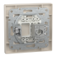 РОЗЕТКА КОМП'ЮТЕРНА RJ45 STP КАТ. 5Е КРЕМ ASFORA