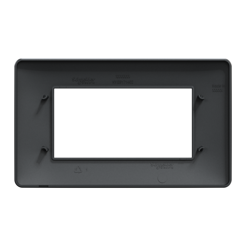 Рамка 4-модульна, антрацит