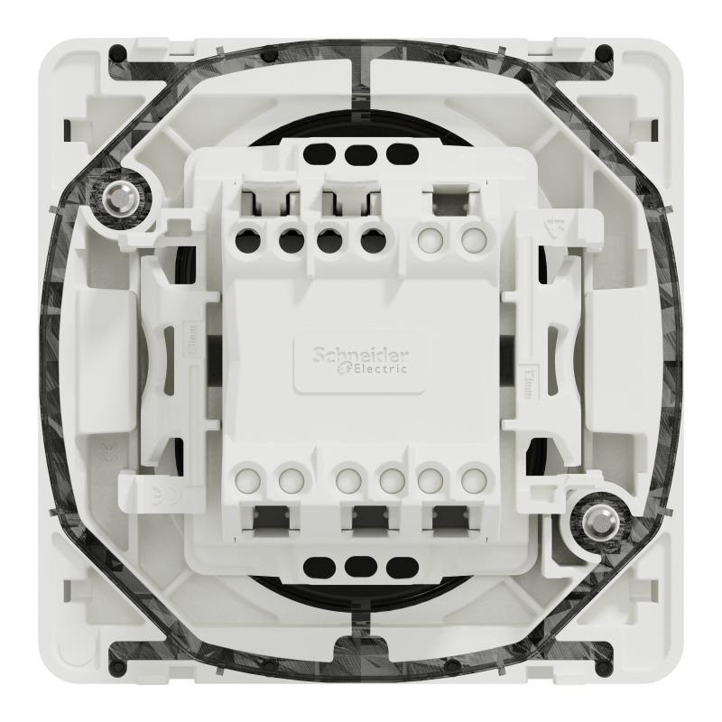 Механізм кнопкового вимикача IP55 Mureva Styl, білий