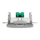 Один роз’єм RJ45 категорія 5E UTP Алюміній Sedna Design