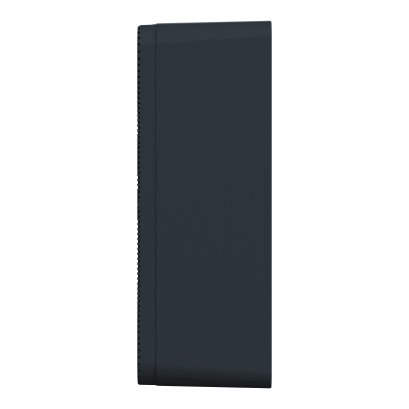 Подвійний блок для поверхневого монтажу IP55 Mureva Styl, вертикальний, чорний