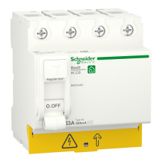 Диференційний вимикач навантаження RESI9 63A, 300мA, 4P, тип АС