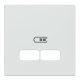 накладка для USB 2,1A акт. біла Sys M
