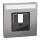 Накладка для TAE / Audio / USB / HDMI роз з полем для марк SysD нікель