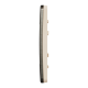 Cover frame, Unica Studio Metal, 1 gang, 1 x 2 modules, bronze or beige