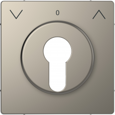 Накладка вимикача жалюзі з замковим циліндром SysD нікель