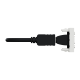 Розетка HDMI, 1 модуль білий