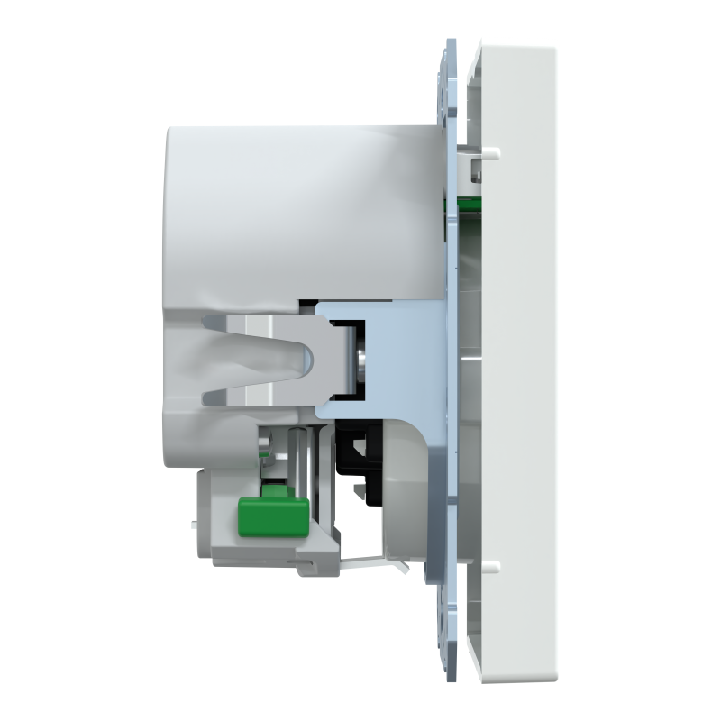 Роз.Schuko з 2 USB 2,4 A Біл. Лотос SD