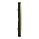 Cover frame, Unica Studio Metal, 3 gangs, gold