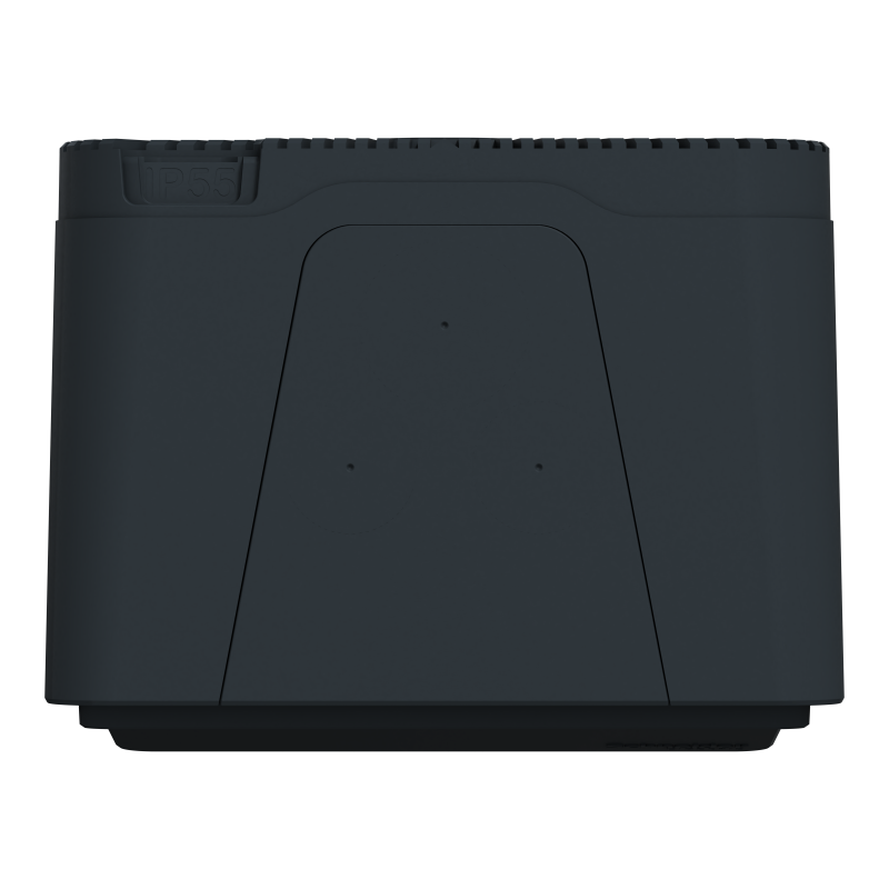 Одноклавішний перемикач IP55 Mureva Styl, сх.6, поверх. монтаж, чорний