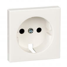 Накладка для розетки з заземленням SysM полярно-білий