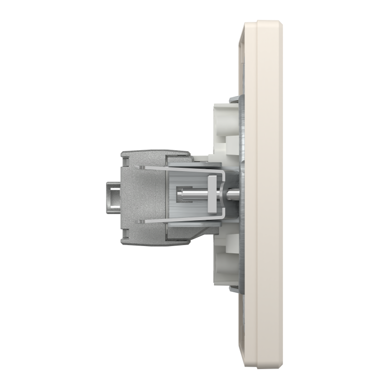 РОЗЕТКА КОМП'ЮТЕРНА RJ45 STP КАТ. 5Е КРЕМ ASFORA