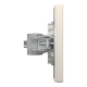 РОЗЕТКА КОМП'ЮТЕРНА RJ45 STP КАТ. 5Е КРЕМ ASFORA