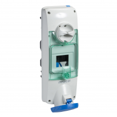 РОЗ.З БЛОК. ТА DIN 63А 2Р+Е IP65 250В