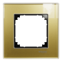 РАМКА скло 1 пост, ЗОЛОТО, SM