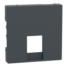 Накладка для механізму телекомунікаційної роз RJ11/RJ12 SysM aнтрацит