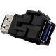 Механізм keystone USB 3.0 (jack/jack) чорний